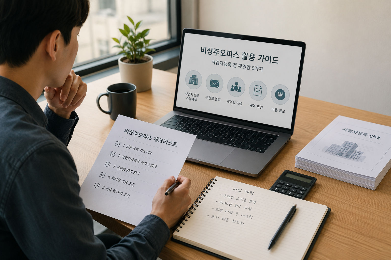 비상주오피스 활용법, 사업자등록 전에 확인할 5가지와 잘 맞는 사업 유형